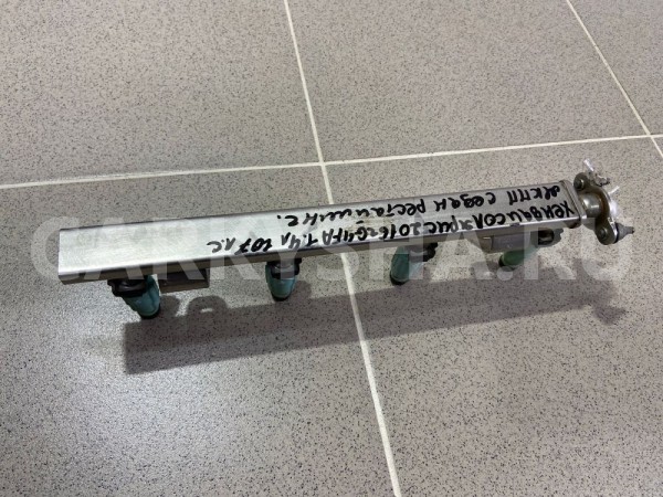 Рампа топливная с форсунками Hyundai Solaris G4FA Hyundai Solaris оригинальный номер 3531026600