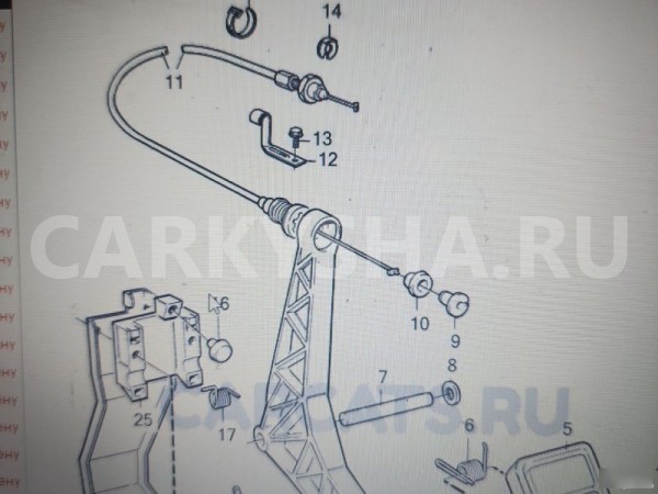Трос газа Volvo 740 Volvo 740 