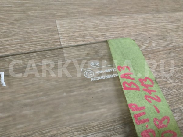 Стекло кузова заднее правое глухое ВАЗ (Lada) 2108 оригинальный номер 21080540305200