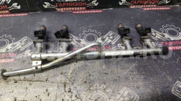 Топливная рампа форсунка ваз 2110  1118 1.6л 8V ВАЗ (Lada) Kalina оригинальный номер 11181144010