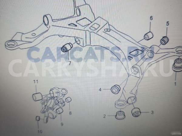 Сайлентблок подвески задний Volvo S60 Volvo S60 