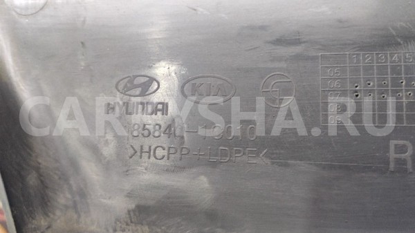 Накладка центральной стойки правая Хендай Гетц Hyundai Getz оригинальный номер 858451C010