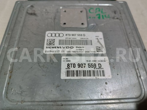 Блок управления двигателем Audi 200 оригинальный номер 8T0907559D