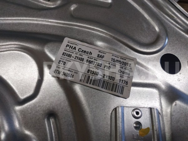 Стеклоподъемник электр. передний правый Hyundai ix35 оригинальный номер 824802Y400