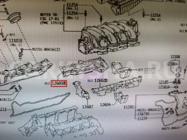 Изоляция впускного коллектора правая Lexus LS460L Lexus LS 
